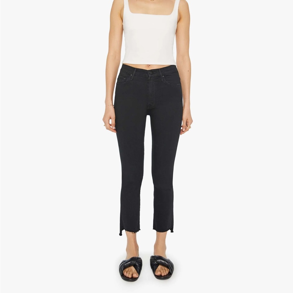 MOTHER Insider Crop Step Fray Jeans
